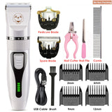 NEW2022 NEW Electrical Pet Clipper Professional Grooming Kit Rechargeable Pet Cat Dog Hair Trimmer Shaver Set Animals Hair