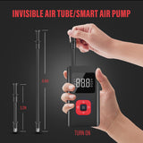 150PSI Mini Portable Air Compressor Tire Inflator Electric Air Pump With LED Light For Car Motorcycle Bicycle Swimming Ring Ball