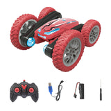 4WD Hobby Battery Powered For Kids 360 Degree Flips Wireless Boys Girls LED Remote Control Car 2.4GHz RC Toy Birthday Gifts