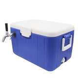 Jockey Box Conversion Kit Build Your Own 50' Coil Single Chrome Forward Sealing Beer Faucet Jockey Box  Homebrew Draft Beer Box