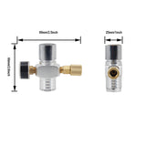 CO2 Mini Gas Regulator CO2 Charger 0-60 PSI Keg Charger Beer Kegerator Portable Mini Barrel Regulator