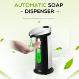 400Ml Automatic Liquid Soap Dispenser Smart Sensor Touchless ABS Electroplated Sanitizer Dispensador Bottle for Kitchen Bathroom