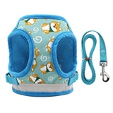 Nylon Dog harness Vest Adjustable Reflective with 1.5m Dog leash for small large Cats Dogs Chihuahua Husky Dog Training Supplies