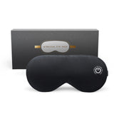 New Cordless Heated Eye Mask for Dry Eyes USB Rechargeable Warming Therapy Graphene Heating Reusable Real Silk Sleep Eye Mask