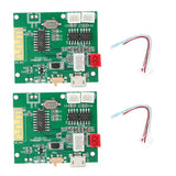 1 Pair 5W Power Amp Module Amplifier Board Audio Stereo Sound Speaker for Bluetooth 5.0 TWS 3.7‑5V Support USB Sound Card