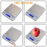 Portable Kitchen Scales Precise Electronic Digital Scale Mini Pocket Case Postal  Jewelry Weight Gram Balanca Food 500g 3kg