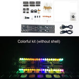 DIY electronic kit LED music spectrum colorful ambient Light assemble kit soldering project 15cm 21 segments
