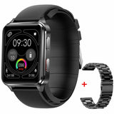 S6 Smart Watch Body Temperature Air Pump Bag Type True Blood Pressure  Test Blood Oxygen Heart Rate Smartwatch For Men Women