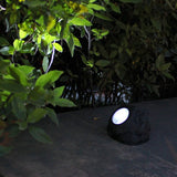New 5W Solar Powered Light Simulation Stone Lamp Spotlight Decoration Cold White IP65 Waterproof for Outdoor Garden Lawn Garden