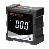 4*90° IP54 Digital Inclinometer LCD 360° Digital Slope Level Four Side Magnetics Multifunction Protractor Data Hold Function