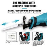 Portable Multifunctional Reciprocating Saws Outdoor Saber Saws Electric Power Tools for Cutting Metal Wood PVC Plastics