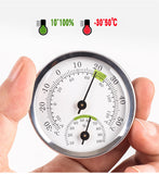 Home Mini Temperature and Humidity Meter Pointer High-precision Thermometer Hygrometer -30-50℃ 10-100%RH