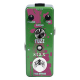Stax Guitar Fuzz Pedal Special Analog Fuzz Effect Pedals for Electric Guitar Plump and Rich Mini Size Wtih True Bypass