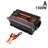 EU Socket Car Inverter 12V 220V Power 1500W/2000W/2600W Converter 2 USB Webasto 12 V 24V To 220V auto Inversor Transformer Solar