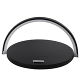 Qi Wireless Charger LED Table Lamp 10W USB Charging Desk Lamp Adjustment Table Bedside Lamp with Phone Holder