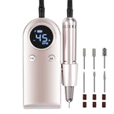 Electric Nail Drill 45000RPM Portable Cordless Nail File Machine For Acrylic Gel Nails Manicure Pedicure Polishing Shape Tools