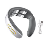 Electric Neck and Shoulder Pulse Massager 6 mode 9 levelsadjustable Heat Cervical Vertebra Relax Pain Relief Kneading Machine