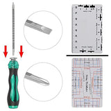 Guitar Tool Kits,28Pcs Repair Setup Maintenance Adjustments with Carry Bag DIY for Electric Guitar, Ukulele, Bass Banjo