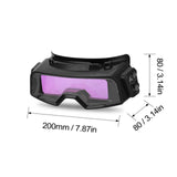 Auto Darkening Welding Goggles for TIG MIG MMA Professional Weld Glasses Goggles Stepless Control