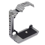 Camera Cage Handle For Sony A1 A7S3 Camera Stabilizer 1/4 Threads Holes Quick Release Plate Shoot Bracket