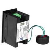 LCD Digital Panel Wattmeter Energy Power Meter Voltage Voltmeter Current Ammeter Frequency Indicator AC 220V 380V 100A