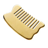 Gua Sha Brass Scraping Board Body Face Massage Tool Detoxify Health Care Copper GuaSha Board Metal Scraper