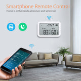 Zigbee Wireless Thermometer Hygrometer Smart Humidity Temperature Sensor with Luminous Intensity Measurement App Notification