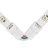 LED Strip Connector 10Mm Right Angle Adjustable Connector For 3528/5050 SMD RGB LED Strip 90 Degree Angle