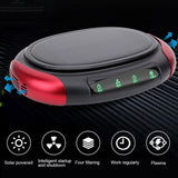 5V Solar Car Air Purifier Vehicle Fresh Negative Ion Purifier For Purification Formaldehyde Removal USB Charging Air Purifier