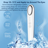 Electric Eye Massage Ion Rejuvenating Anti Wrinkles Removal Dark Circle Anti Aging EMS Heating Cool Eye Care Vibration Massager