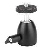 Mini Ball Head Q39 360 Degree Rotating Panoramic Aluminum Tripod Head with 1/4 inch Screw Hole for DSLR Camera Camcorder