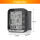 Automatic Blood Pressure Monitor Medical Sphygmomanometer Tonometer Portable Cuff Wrist Sphygmomanometer Bp LCD Display Monitor
