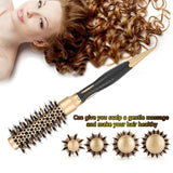 4 Sizes Professional Salon Styling Tools Round Hair Comb Hairdressing Curling Hair Brushes Comb Ceramic Iron Barrel Comb