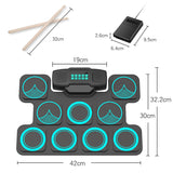 Electronic Drum Sets, 9 Drum Pads, Beginner Practice, MIDI Drum Pad for Playing Games, Electronic Drum Kits