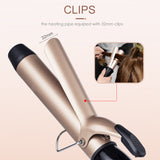 25mm Professional LCD Hair Curler Adjustment Temperature Hair Curl Irons Curling Wand Roller Big Waver Hair Styling Tools