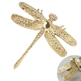 Animal Drawer Handle Dragonfly Shape Brass Knobs Cupboard Pulls Drawer Knob Kitchen Cabinet Handle Furniture Hardware