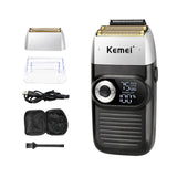 Electric Shaver 3D Triple Floating Double Blade Face Shaving Beard Washable USB Rechargeable Portable Beard Trimmer Machine 45G