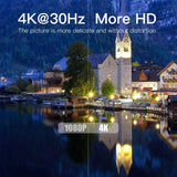 Audio Splitter 1 in 2 Out, Additional Audio Output Channel, Supports 4K x 2K @30Hz 1080P for Nintendo Switch  PS4 TV