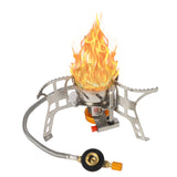 Outdoor Gas Portable Split Stove Windproof Cooking Stove Burners Stove Camping Gas Burner Folding Electronic Stove Hiking Tools