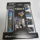AIKIN htc 5 in 1 Multifunction Mens Grooming Kit AT-1206 Cordless Split End Digital Hair Trimmer Snips Waterproof Hair Clipper