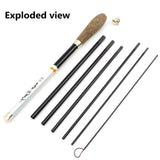 2.1m2.4m2.7m3.0m3.6m ultrashort Carp Fishing Rod Carbon Rods Portable Telescopic Spinning Rod child beginner pocket fishing rods