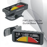 Universal Clip-on Guitars Tuner with Clear LCD Display Screen Instrument Tuner