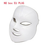 7 Colors LED Facial Mask Photon Therapy Facial Massager Women Skin Care Tools Wrinkle Removal Anti Aging Cleaning Beauty Machine