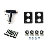 82A Skateboard Wheels Replacement With Bearings Longboard PU Wheels Cruiser Wheels Street Upgrade Replacement