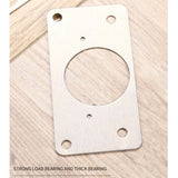 10Pcs Hinge Repair Plate For Cabinet Furniture Drawer Stainless Steel Door Panels Table Base Hinge Cup Repair Board