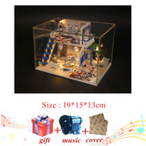 Different Styles of Doll House Furniture Diy Miniature 3D Wooden Miniaturas Dollhouse Toys For Children Birthday Gifts