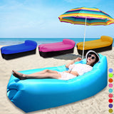 Inflatable Sofa Adult Beach Lounge Chair Pool Toys Folding Camping Sleeping Bag Waterproof Bags Lazy Swimming Supplies Air Bed