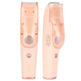 Baby Hair Clippers Strong Suction High Safety IPX7 Waterproof Low Noise Pink Kids Hair Trimmer for Home Infants Children
