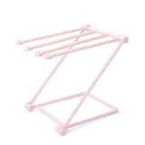 Drainer Storage Racks Foldable Vertical Rags Kitchen Towels Hanger Free Punch Table Storage Rack Cup Holder Kitchen Gadget Set