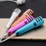 TPE Portable Mini Handheld Microphone Speaker Mic Player with 3.5mm Interface for Smartphone Laptop PC